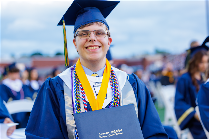 Students celebrate graduating